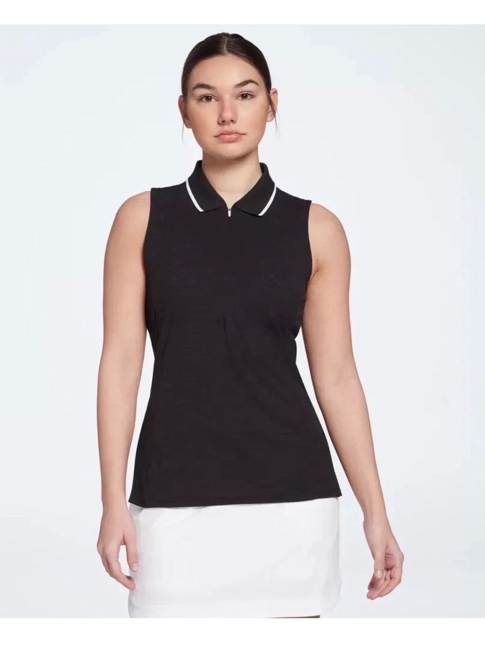 Calia Black Sleeveless Golf Polo Shirt Women’s Size XL